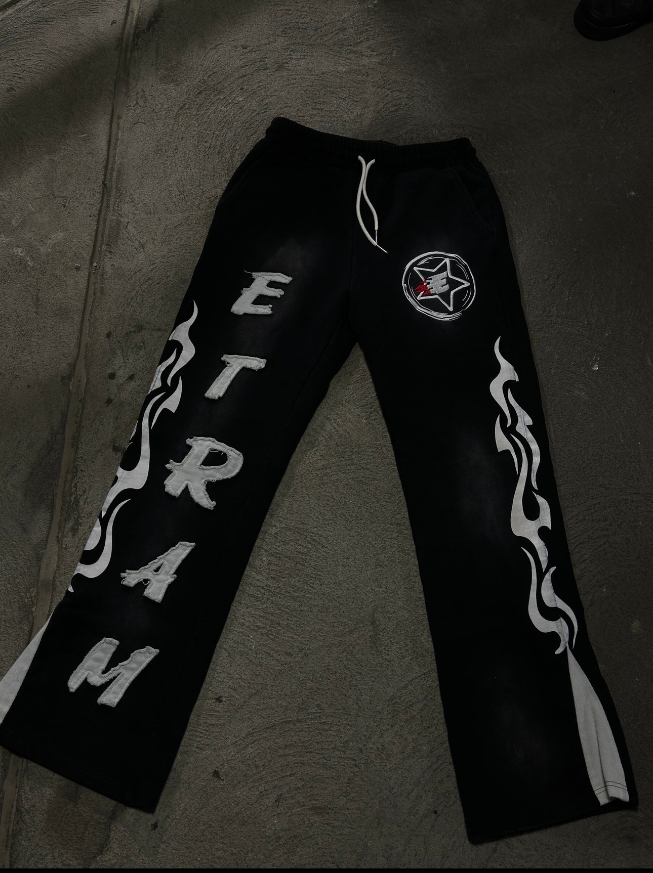 Denim Flared Sweatsuit